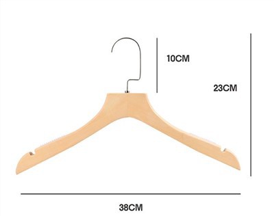 Anti-slip lag luam wholesale zam Wood Hanger